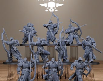 Station Forge Legacy  Solaris Archers 3d printed proxie Wargames New Faction Gift for Him/Her Tabletop 25mm/28mm/32mm
