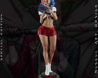 Harley School Version 23cm tall 3D printed in Abs resin Kit Form 2 versions