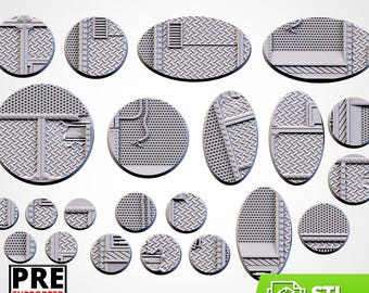 Bases FACTORY 28mm 32mm 40mm tabletop resin printed