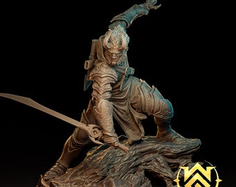 The Sword Mage designed by The Witchguild comes with base