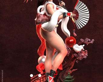 MAI SHIRANUI  1/6 scale Resin Printed on 12k machine Kit form