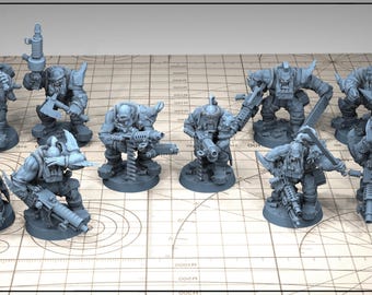 Ork Biga Tooth Boyz - SQ1  Unit by GGW (2 figures supplied)