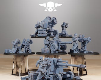 Station Forge GrimGuard Battle Weapons  3d printed proxie Wargames Gift for Him/Her Tabletop 25mm/28mm/32mm
