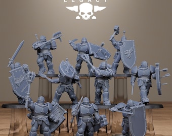 Station Forge Legacy  Solaris Infantry 3d printed proxie Wargames New Faction Gift for Him/Her Tabletop 25mm/28mm/32mm