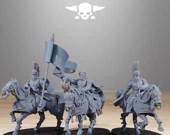 Station ForgeNational Guard Cavalry Commanders 3d printed proxie Wargames Gift for Him/Her Tabletop 25mm/28mm/32mm