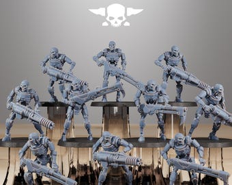Station Forge Astronet X1 Infantry Proxy minitures Tabletop RPG Wargaming Gift for Him/Her Tabletop 25mm/28mm/32mm