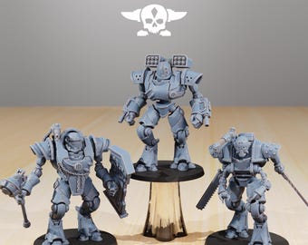 Station Forge Scavenger Exutars Team Proxy  minitures Tabletop RPG Wargaming Gift for Him/Her Tabletop 25mm/28mm/32mm