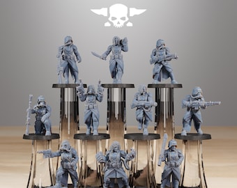 Station Forge GrimGuard Sisters of War 3d printed proxie Wargames Gift for Him/Her Tabletop 25mm/28mm/32mm