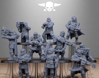 Station Forge Vaskar_Patrol Proxy minitures Tabletop RPG Wargaming Gift for Him/Her Tabletop 25mm/28mm/32mm