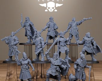 3D Printed Thorncrest Trackers: Wargaming Miniatures by Station Forge