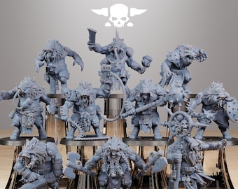 Station Forge Corrupted Beasts Team Proxy  minitures Tabletop RPG Wargaming Gift for Him/Her Tabletop 25mm/28mm/32mm
