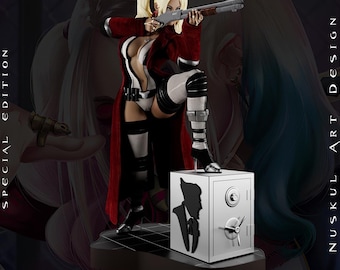 Harley Boss Figure 20cm tall 3D printed in Abs resin Kit Form
