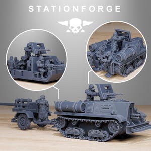 Station Forge GrimGuard Tankette  3d printed proxie Wargames Gift for Him/Her Tabletop 25mm/28mm/32mm