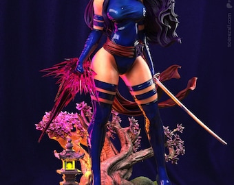 PSYLOCKE 1/6 scale Resin Printed on 12k machine Kit form Paint Yourself