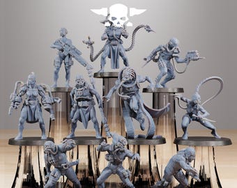 Station Forge GrimCorp Bounty Hunters 3d printed proxie Wargames Gift for Him/Her Tabletop 25mm/28mm/32mm