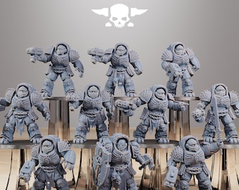 Station Forge Socratis Doom Reaper Vanguards 3d printed proxie Wargames / Marines Gift for Him/Her Tabletop 25mm/28mm/32mm