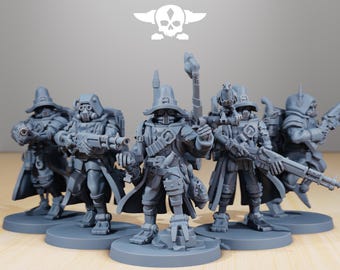 Station Forge Scavenger Bounty Hunters Team Proxy  minitures Tabletop RPG Wargaming Gift for Him/Her Tabletop 25mm/28mm/32mm