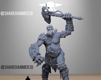 Station Forge Corrupted Giant (BIG BOY) Proxy minitures Tabletop RPG Wargaming 130mm base Gift for Him/Her Tabletop 25mm/28mm/32mm