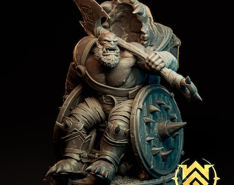 God Hewer Groc designed by The Witchguild comes with base