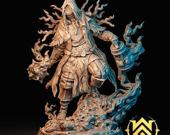 Pyromant Keeper designed by The Witchguild comes with base