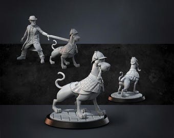 Miniatures for Horror Games Set 2 dnd approx 35mm high Abs resin