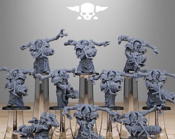 Station Forge Scavenger_Volatiles_Infantry Proxy minitures Tabletop RPG Wargaming Gift for Him/Her Tabletop 25mm/28mm/32mm
