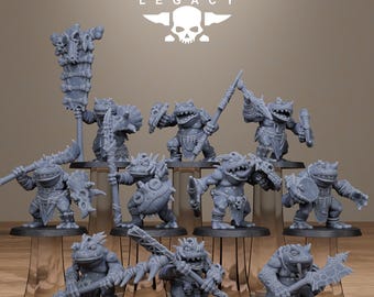 Station Forge Legacy  Bogkin Heavies 3d printed proxie Wargames New Faction Gift for Him/Her Tabletop 25mm/28mm/32mm