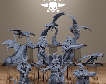 Solaris Dragon Squad Miniatures: 3D Printed Wargame Proxy -station forge