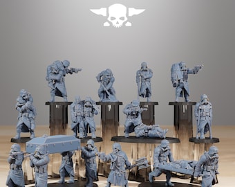 Station Forge GrimGuard Casualties 3d printed proxie Wargames Gift for Him/Her Tabletop 25mm/28mm/32mm