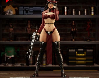 Van Helsing 23cm tall 3D printed in Abs resin Kit Form