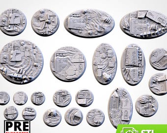 Bases EGYPTIAN 28mm 32mm 40mm tabletop resin printed