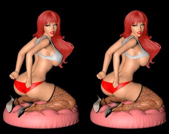Jane Mary  version  fanart  resin figure  approx 17cm tall  paint yourself kit