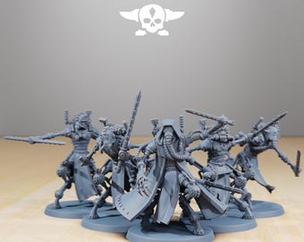 Station Forge Scavenger Runners Proxy minitures Tabletop RPG Wargaming Gift for Him/Her Tabletop 25mm/28mm/32mm