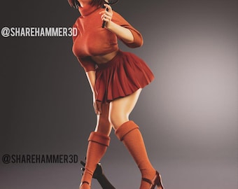 Velma version 2 fanart  resin figure  approx 17cm tall  paint yourself kit