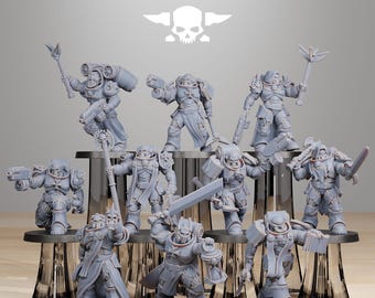 Station Forge Socratis Reverends unit 3d printed proxie Wargames / Marines Gift for Him/Her Tabletop 25mm/28mm/32mm