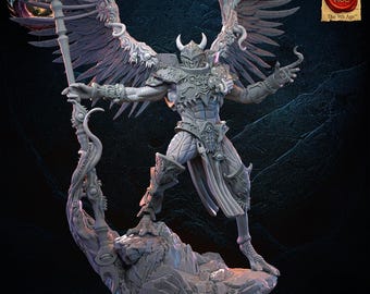 3D printed Nukuja Exalted designed by Lost Kingdom Miniatures - Nukuja Warrior