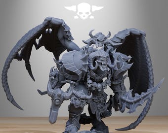 Station Forge Corrupted_Demon 80mm base Proxy minitures Tabletop RPG Wargaming Gift for Him/Her Tabletop 25mm/28mm/32mm