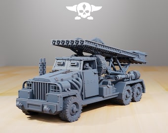 Station Forge GrimGuard SF-31J Artillery Truck  3d printed proxie Wargames Gift for Him/Her Tabletop 25mm/28mm/32mm