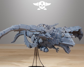 Station forge Orkaz Dragon Bomba (BIG BOY) Proxy minitures Tabletop RPG Wargaming 130mm base Gift for Him/Her Tabletop 25mm/28mm/32mm