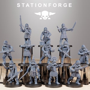 Station Forge GrimGuard Vexillatio 3d printed proxie Wargames Minitures Gift for Him/Her Tabletop 25mm/28mm/32mm