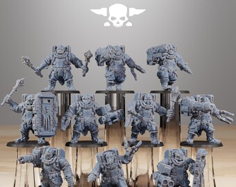 Station Forge Frontliners Heavy Support Proxy minitures Tabletop RPG Wargaming Gift for Him/Her Tabletop 25mm/28mm/32mm