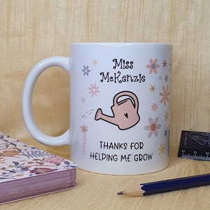 Personalised Teacher Mug, Thank You Teacher Gift, Personalised Teacher Gift, End of Term Gift, End of Year Gift, Teacher Appreciation Gift