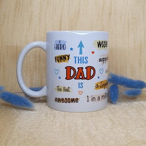 Dad Mug, Dad Gift, Father&#39;s Day Gift, Dad Birthday, Dad Christmas, Daddy Gift, This Dad, This Daddy, Dad Coffee Mug, Daddy Gift Mug