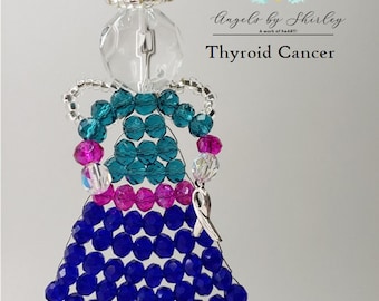 Thyroid Cancer Angel Suncatcher