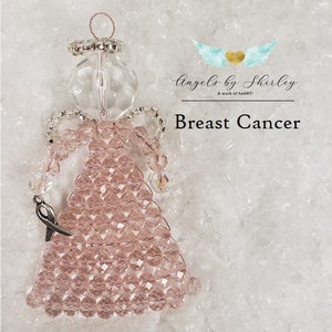 Breast Cancer Awareness Angel Suncatcher / Ornament