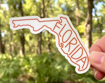 Florida Vinyl Waterproof Sticker