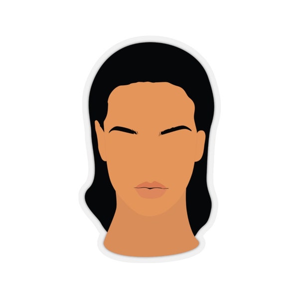 Rihanna Stickers, merchandise gift idea for Badgalriri fan, cartoon style laptop decals