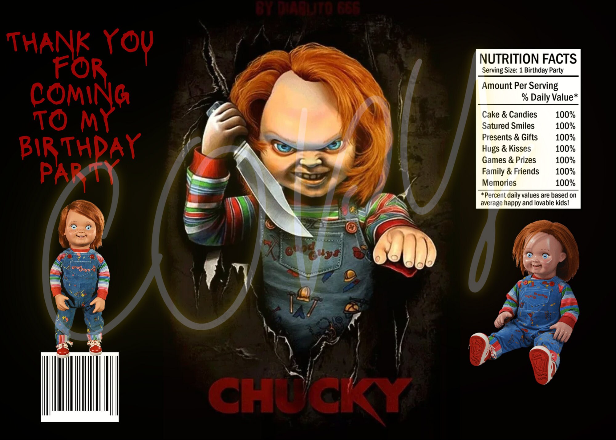 Chucky Child's Play Ink by SWAVE18 on deviantART  Skull coloring pages,  Unicorn coloring pages, Halloween coloring