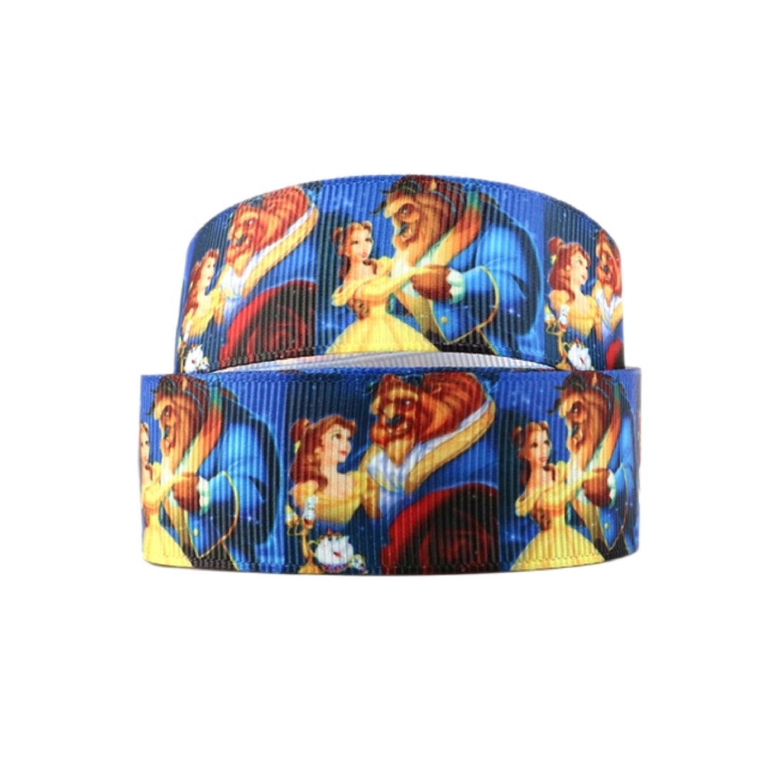 Beast Ribbon Beauty and the Beast Grosgrain Ribbon 16/22/38mm Widths 1m 2m 5m ...