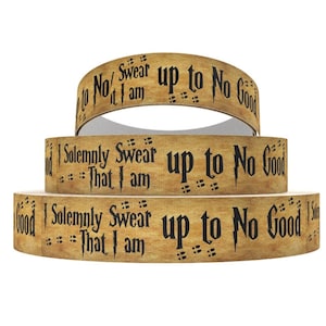 Wizard Solemnly Swear Grosgrain Ribbon 10/16/22/38mm widths 1m 2m 5m lengths